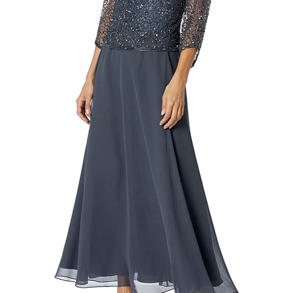 J Kara Dresses 58 J Kara Womens Plus Size Long Beaded Dress With